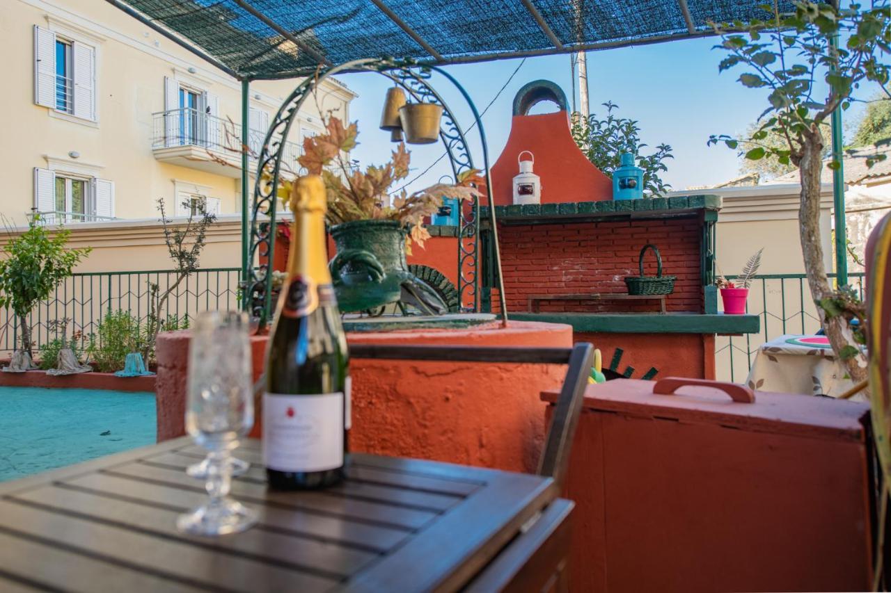 Fay'S Barbeque Garden House -Family Activities Corfu Port Apartment Luaran gambar